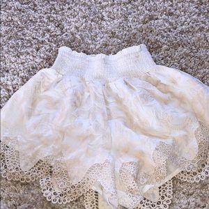 Vintage Havana high waisted lace shorts